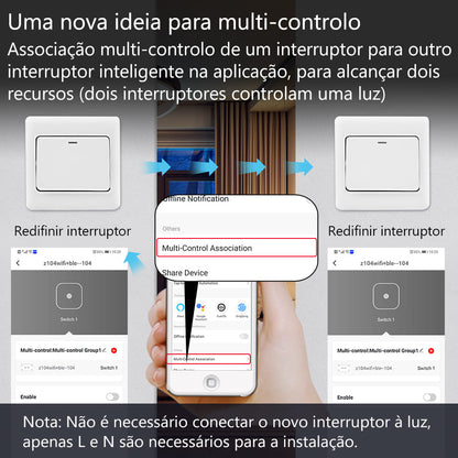 Módulo 2 canais Wi-Fi+RF433 DO3