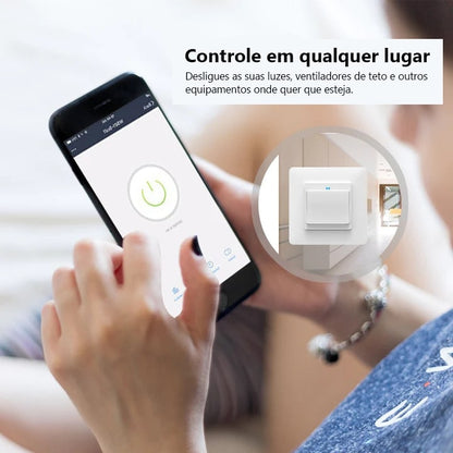 Interruptor de pressão 1 canal Wi-Fi DO4