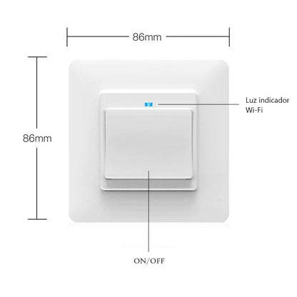 Interruptor de pressão 1 canal Wi-Fi DO4
