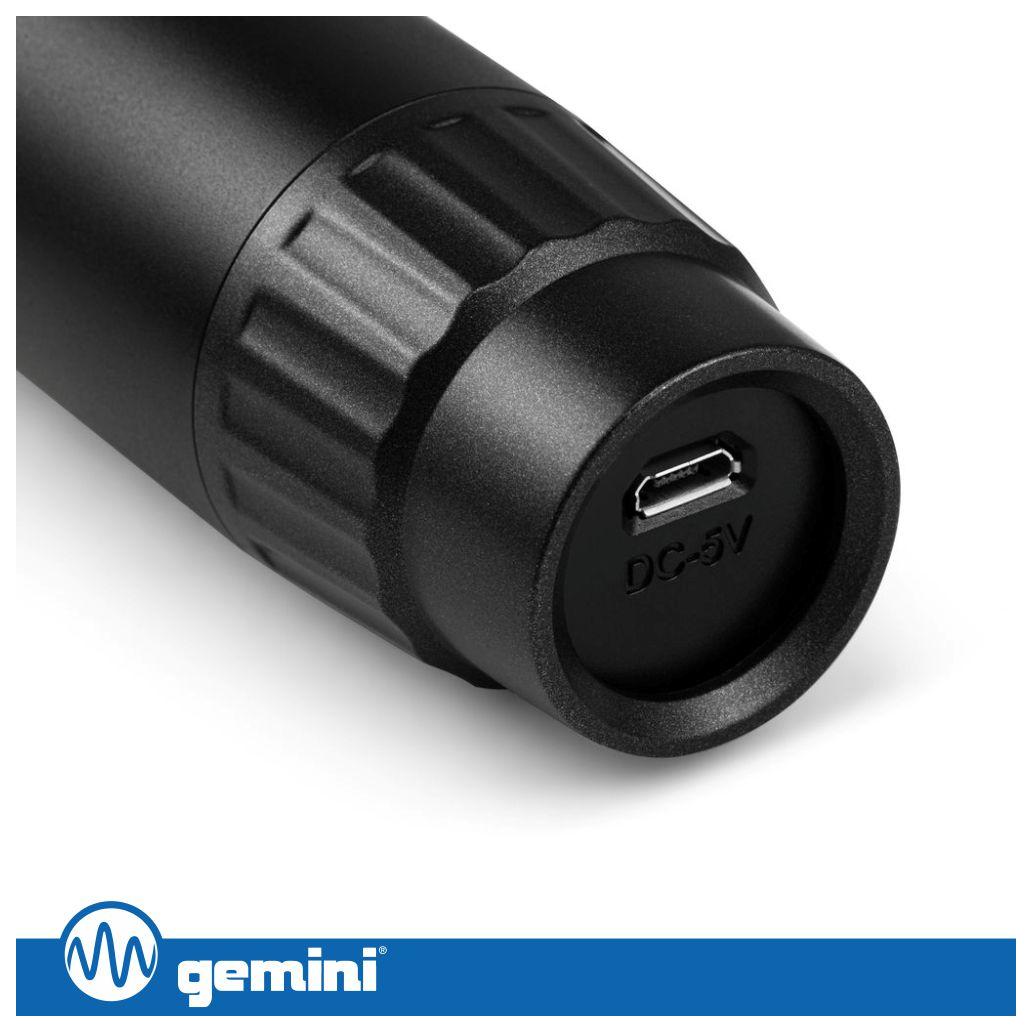 Conjunto 2x Microfones S/ Fios UHF C/ Receptor Jack GEMINI