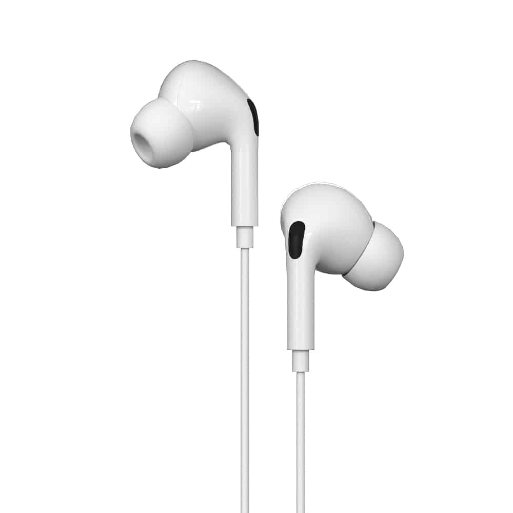 Auriculares Halfmman Smart In-Ear Lightning com Microfone Branco
