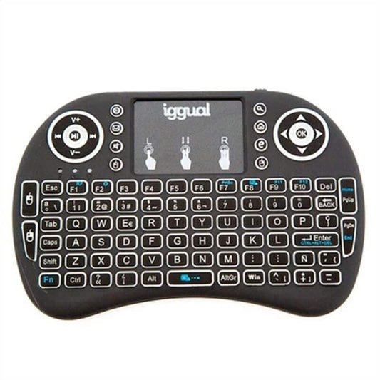Mini Teclado Wireless Iggual  com painel tactil