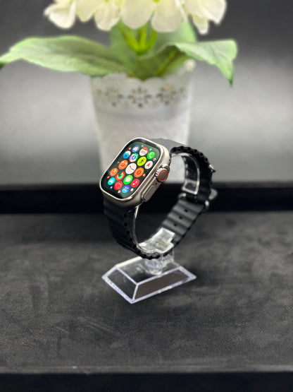 SmartWatch G9 Ultra 2 Max 49mm Amoled Mostrador Silver + 2x Bracelete
