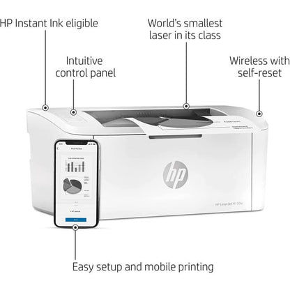 Impressora Laser Monocromo HP LaserJet M110w   WiFi   Branca