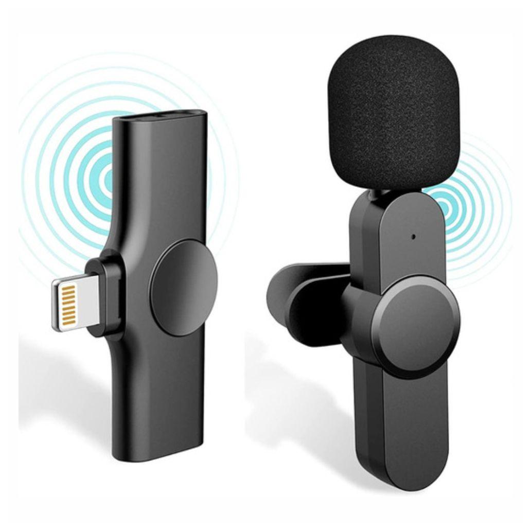 K9 Microfone Lapela S/ Fios C/ Receptor Lightning