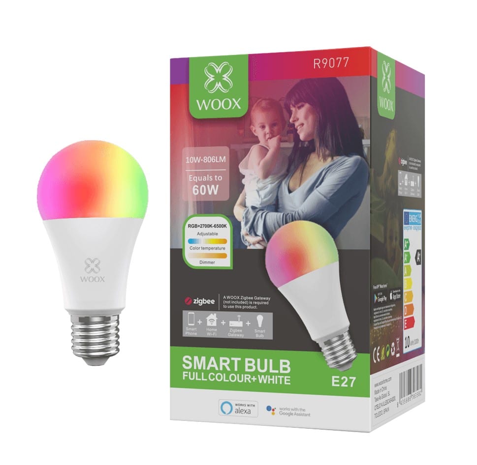 Lâmpada Inteligente Filamento Woox E27  Zigbee