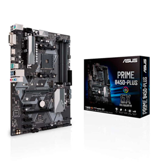 Motherboard Asus B450M-Plus  Sk AM4 4Ddr4 ATX