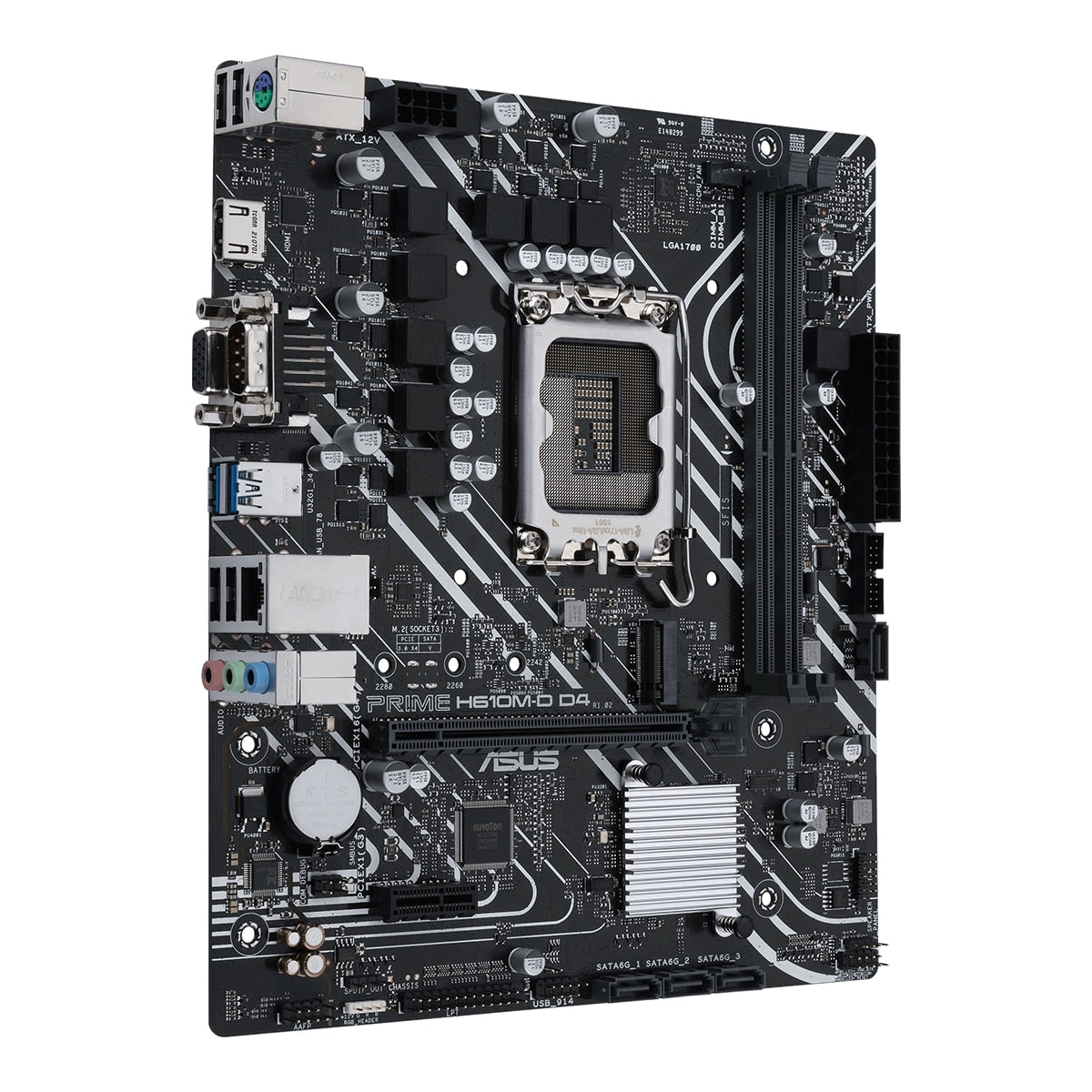 Motherboard Asus Prime H610M-D D4  Socket 1700  Micro ATX