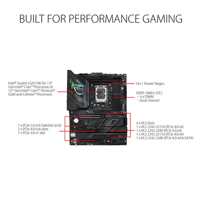 Motherboard Asus Rog Gaming Strix Z790-F ATX WiFi DDR5 Lga1700