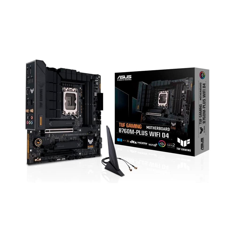 Motherboard Asus Tuf Gaming B760M-Plus Micro-ATX WiFi D4 DDR4 Lga1700