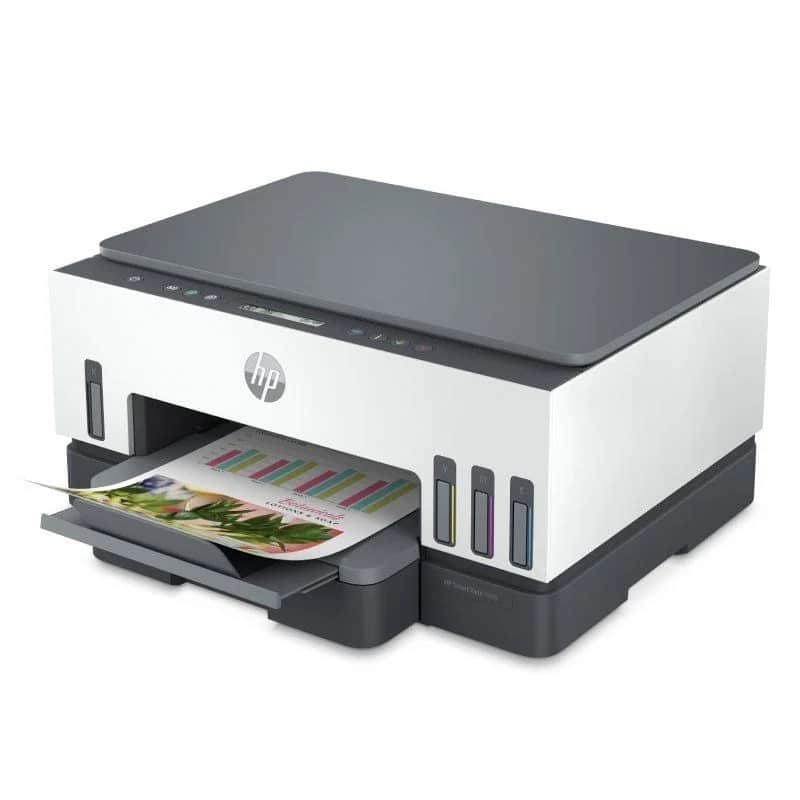 Multifunçoes Jacto de Tinta Recarregavel HP Smart Tank 7005   WiFi   Duplex   Branca