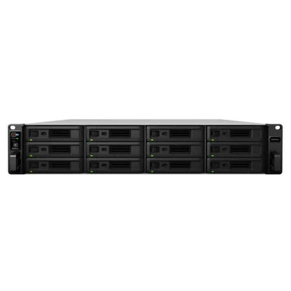 Synology RS3621RPxs NAS 12-bay 2U Rack Station Ram 8 GB – Gigabit