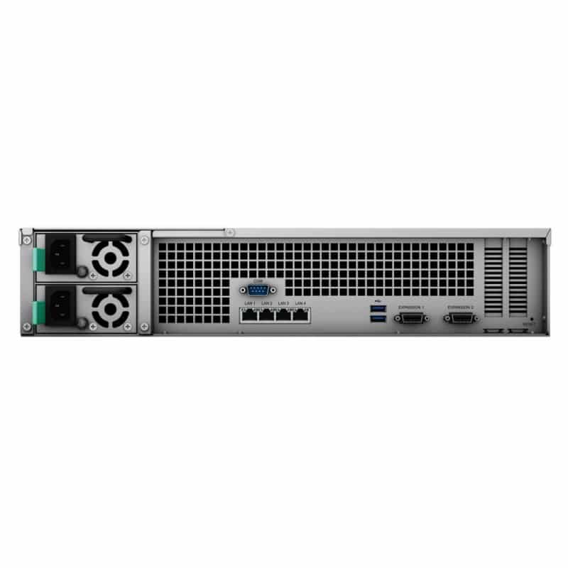 Synology RS3621RPxs NAS 12-bay 2U Rack Station Ram 8 GB – Gigabit
