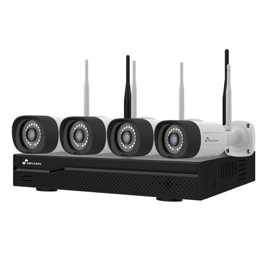 Kit de Videovigilância Nivian KIT1030W6 4 Câmaras 3 Mpx