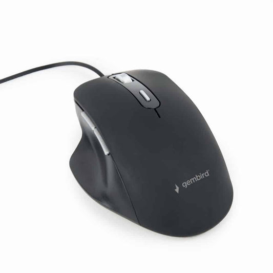 Rato Gembird Iluminado 6 Botões Confort  Usb 2.0 Preto