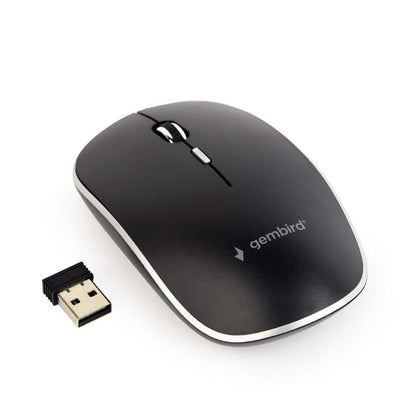 Rato Gembird Wireless 2.4Ghz 1600Dpi Preto