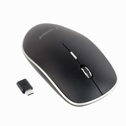 Rato Gembird Wireless Type-C 1600Dpi Preto