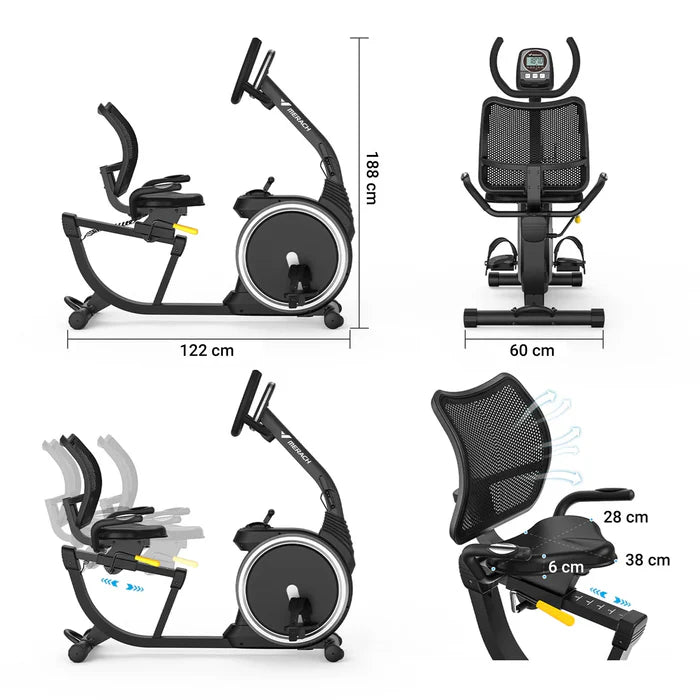 Bicicleta reclinada Merach S19B1