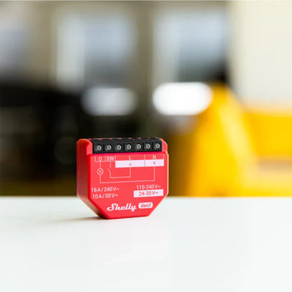 Shelly 1PM Gen3 - Módulo Interruptor com monitorização do consumo de energia 16A WIFI/BT