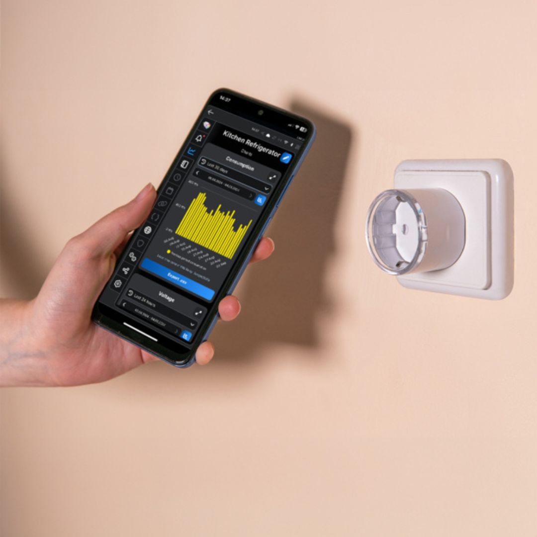 Shelly Tomada inteligente compatível com Matter Branco - Shelly Plug S Gen 3