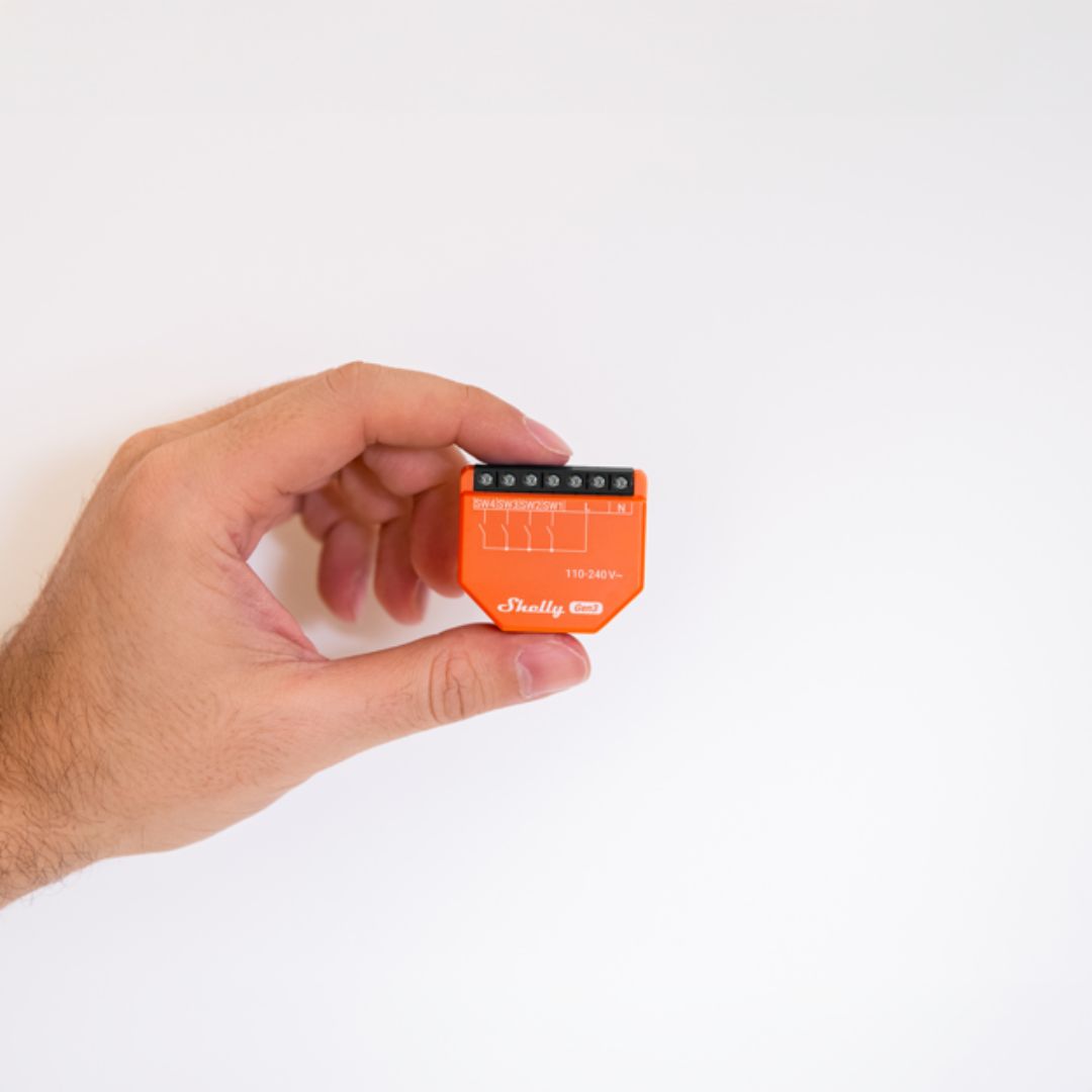 Shelly i4 Gen3 - Módulo de ativação de cenários para automação WiFi - 4 entradas