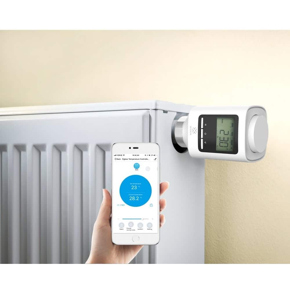 Sistema Inteligente para Radiador R7067 Single Valve  Zigbee