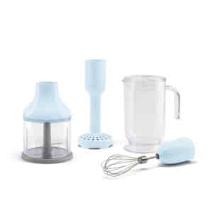 Smeg Conjunto de Acessórios Liquidificador de Mão HBAC11PB Azul Cozinha   CASA