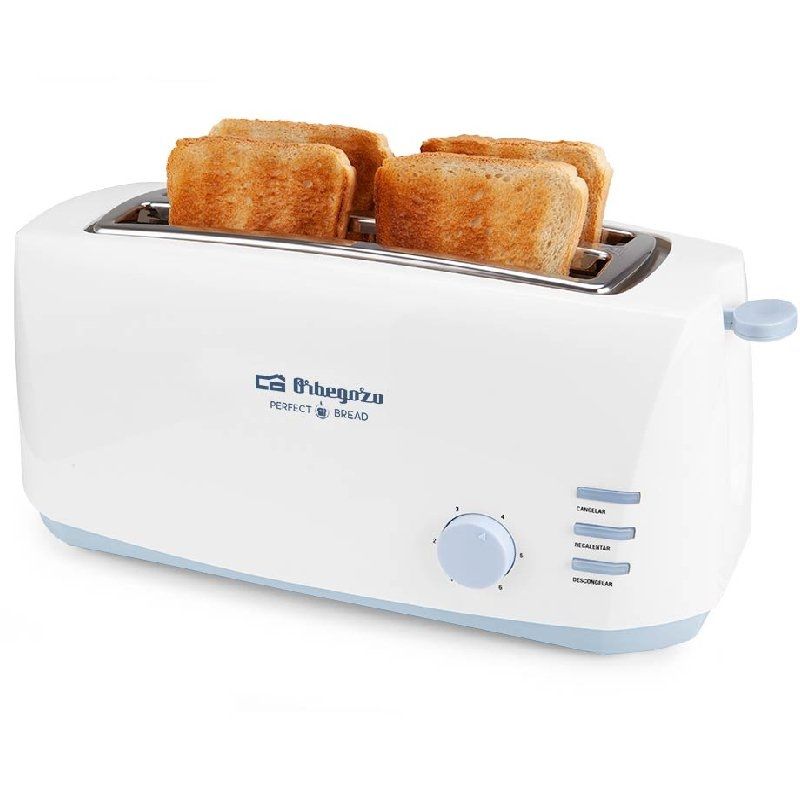 Torradeira Orbegozo TO 4500 1400W Branco Cozinha   CASA