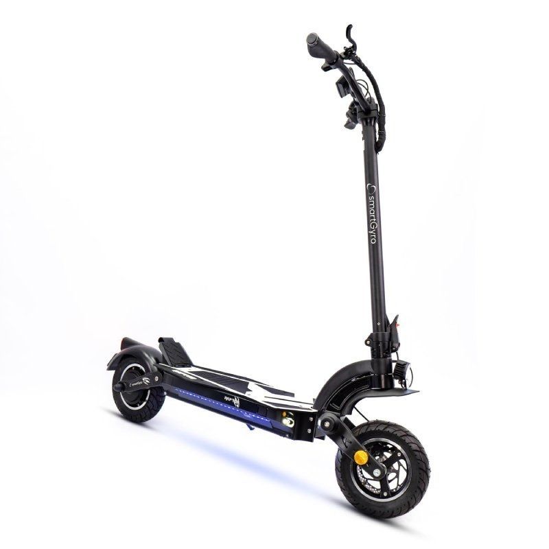 Trotinete Elétrica SmartGyro Raptor Certificado Motor 1000W Rodas 10″ 25km/h Autonomia 70km Preto