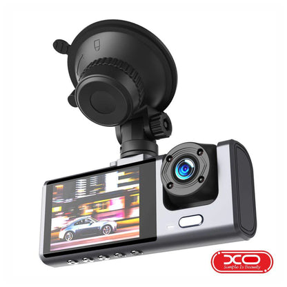 Câmara Dashcam Dual Full HD 12MP LCD 2" 140º p/ Veículos - XO