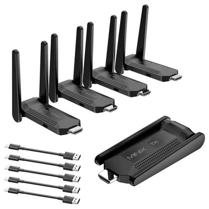 Minix B14 - Kit de transmissão wireless HDMI 1080p (1x TX + 4x RX) até 50m