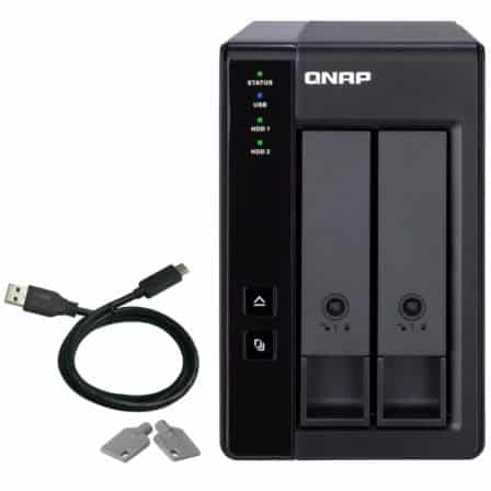 DAS QNAP TR-002  2 Baías 3.5″- 2.5″  Formato Torre