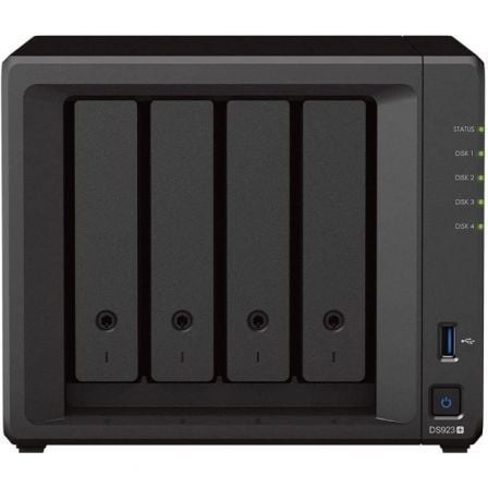 Synology Diskstation DS923+ NAS  4 Baias 3.5″- 2.5″  4GB Ddr4  Formato Torre