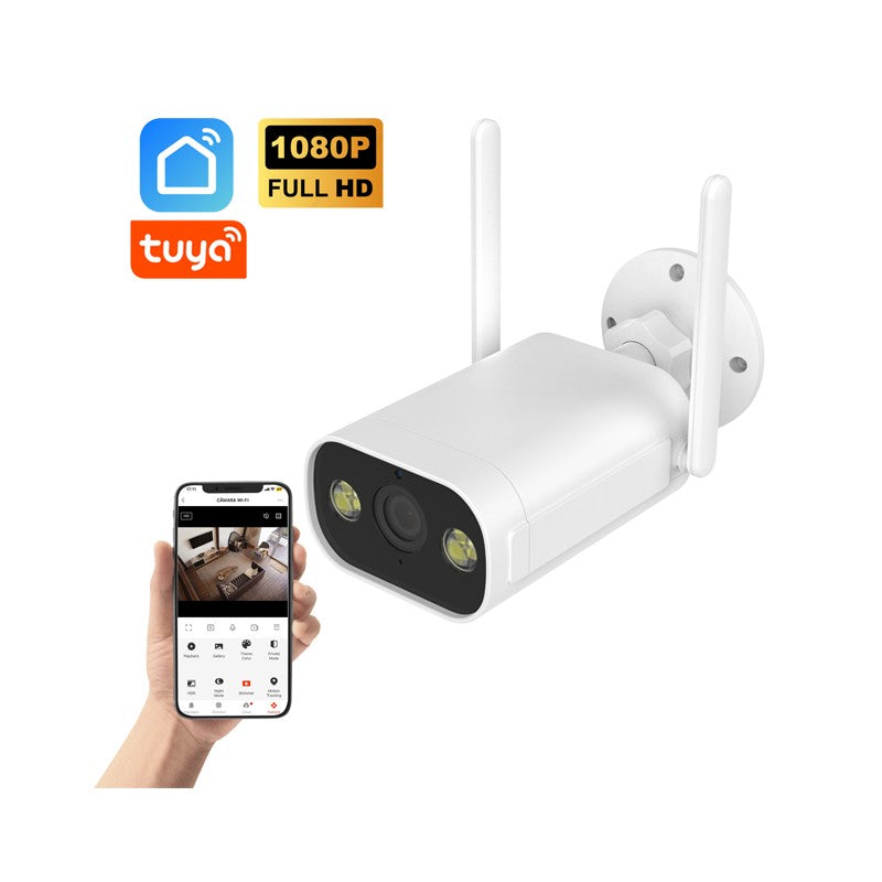 Câmara exterior fixa com LED 2MP Full HD