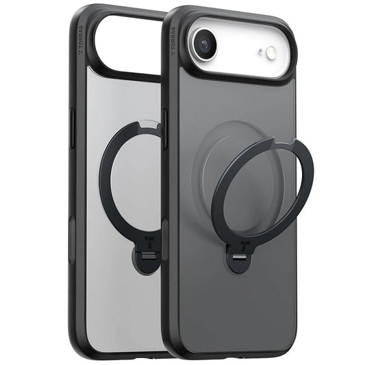 Torras iPhone 17 Air Ostand Spin Series Preto