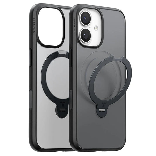 Torras iPhone 17 Ostand Spin Series Preto