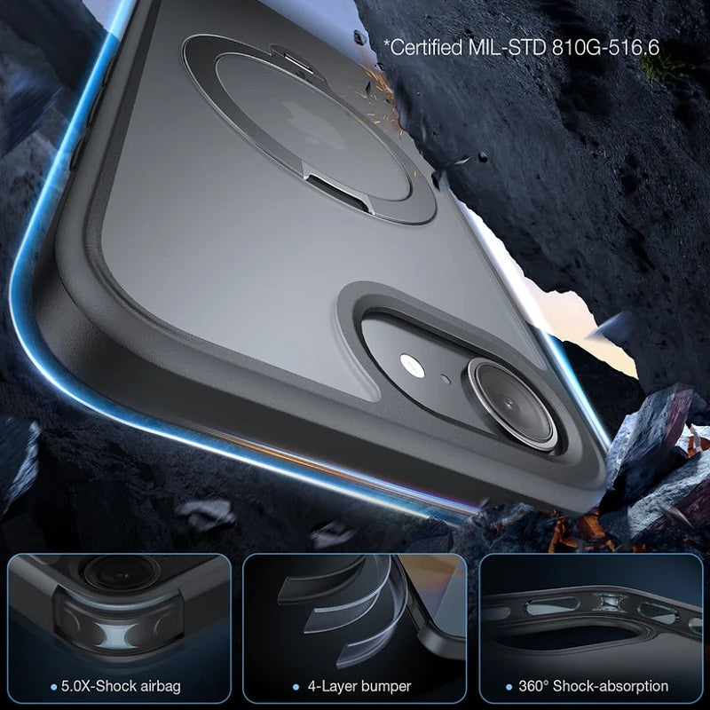 Torras iPhone 17 Pro Ostand Spin Series Preto
