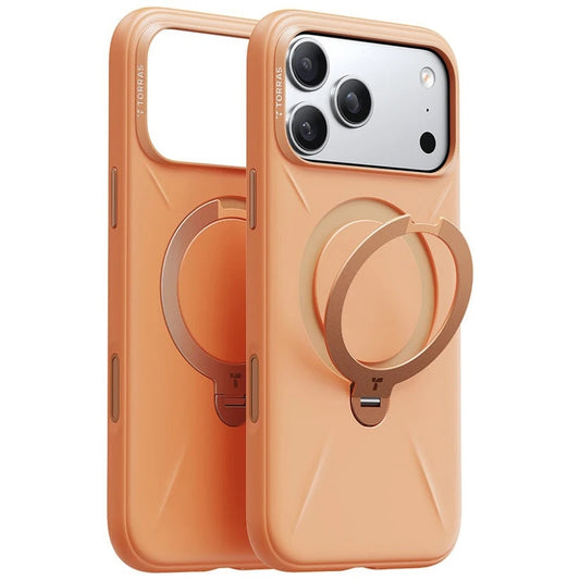 Torras iPhone 17 Pro Ostand Spin Softune Series Laranja