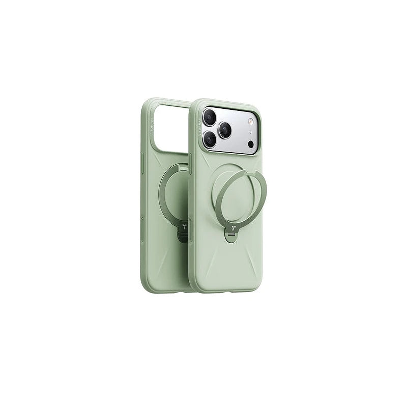 Torras iPhone 17 Pro Ostand Spin Softune Series Verde