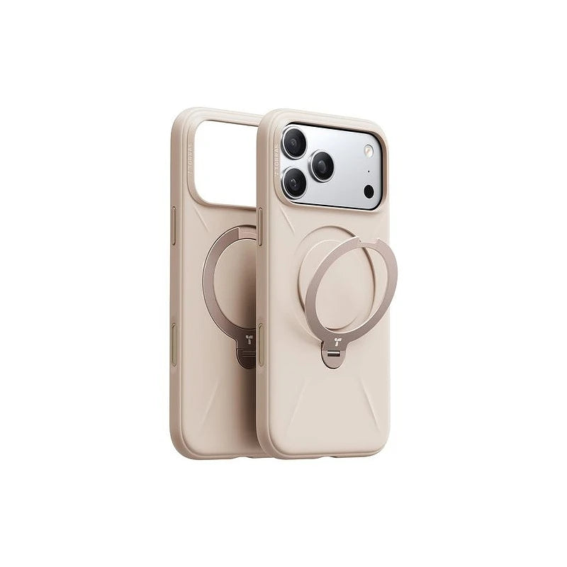 Torras iPhone 17 Pro Ostand Spin Softune Series Sobremesa Ouro