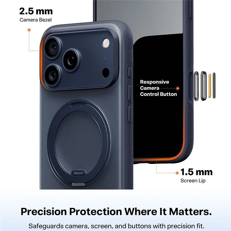 Torras Para iPhone 17 Pro Ostand R Série de Fitness Navy Azul
