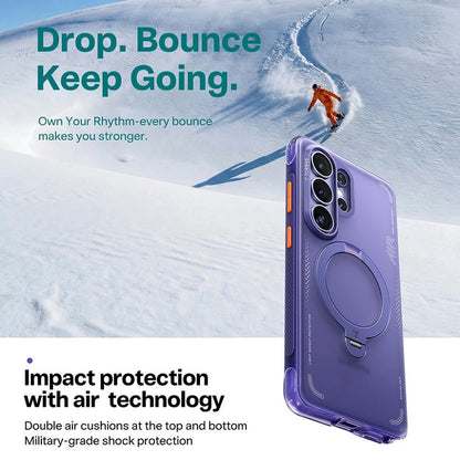 Torras Samsung S26 Ultra Ostand Spin Air Series Roxo Escuro