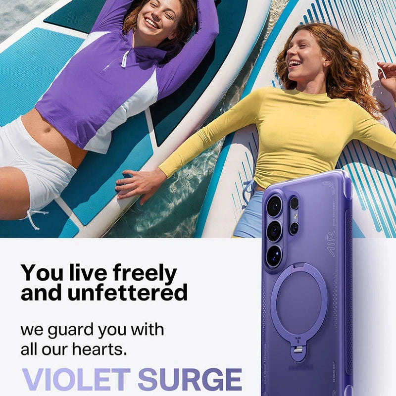 Torras Samsung S26 Ultra Ostand Spin Air Series Roxo Escuro