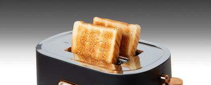Torradeira Muse MS-130BC Vintage 2 Tostas  Acobreado Preto Cozinha   CASA
