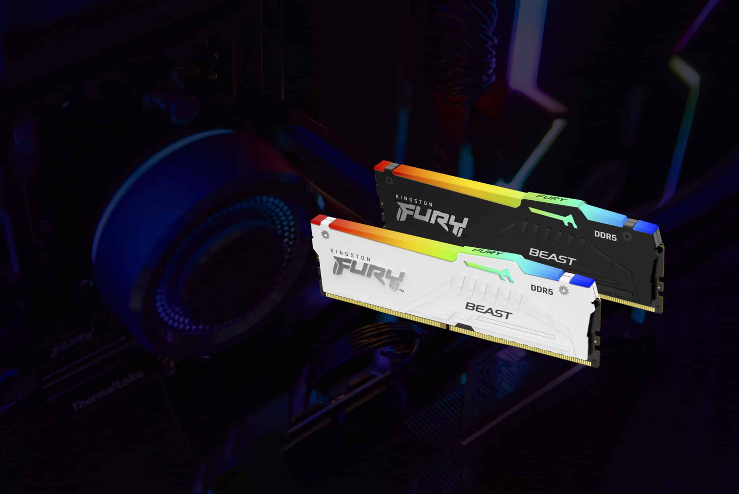 Memória Dimm kingston 32Gb Ddr5 6000Mhz CL36 Fury Beast RGB