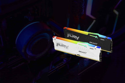 Memória Dimm kingston 32Gb Ddr5 6000Mhz CL36 Fury Beast RGB