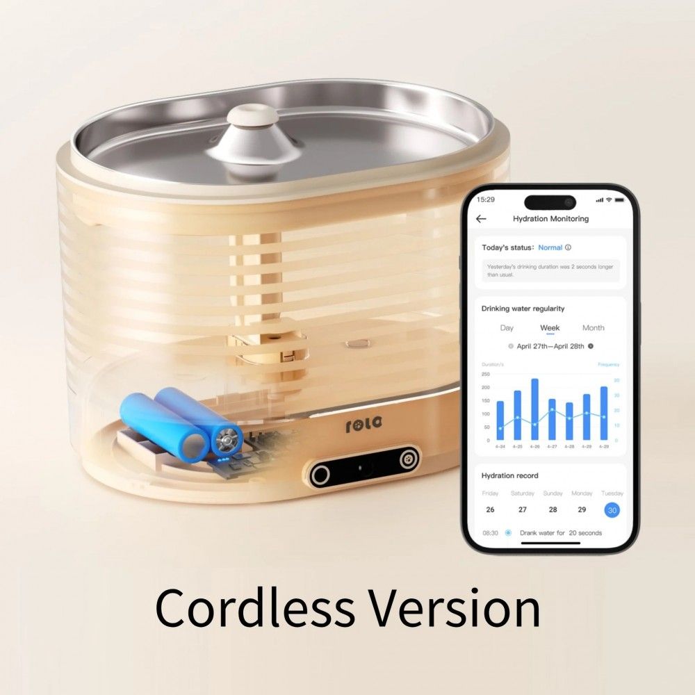 Enabot Rola Smart Pet Water Fountain Sem fios Version
