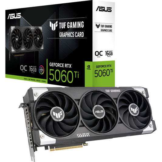Gráfica ASUS TUF Gaming TUF-RTX5060TI-O16G-GAMING NVIDIA GeForce RTX 5060 Ti 16 GB GDDR7