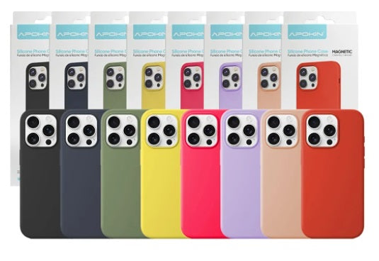 Capa Líquido de silicone Magsafe iPhone 16 Pro Max disponível em 8 cores