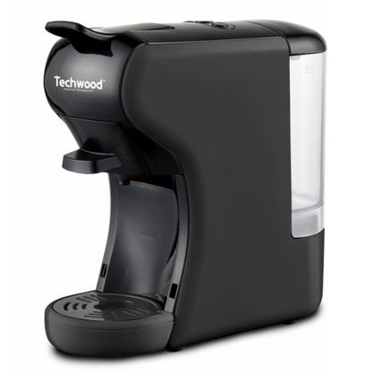 Máquina de Café Cápsulas Techwood Nespresso/Dolce Gusto Preto